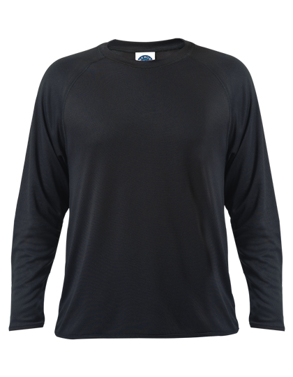 Sport T-Shirt Long Sleeve Black XXL