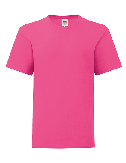 Fruit of the Loom Kids´ Iconic T Fuchsia