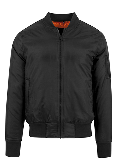 Build Your Brand Bomber Jacket Black 5XL