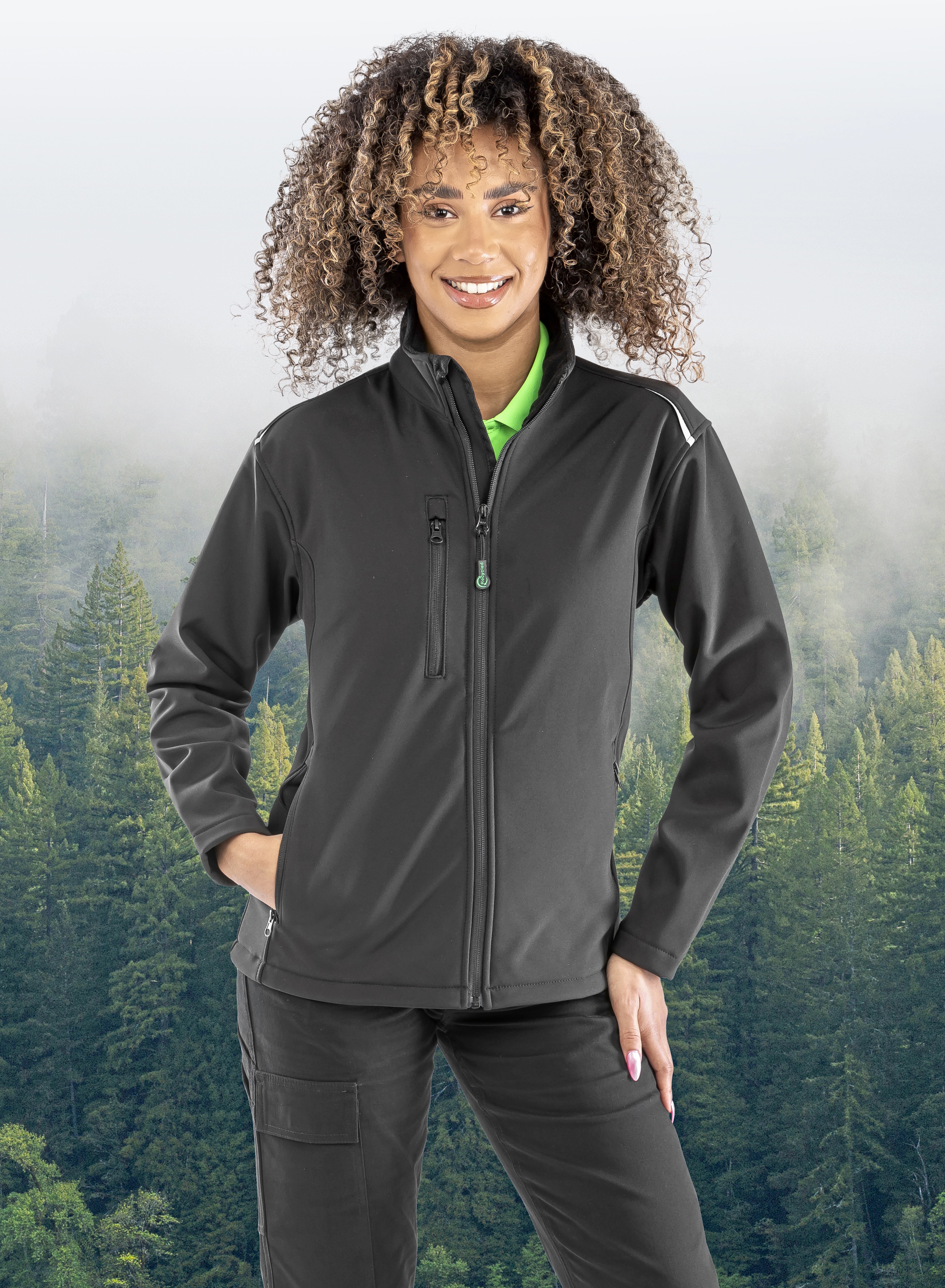 Women´s Recycled 3-Layer Printable Softshell Jacket