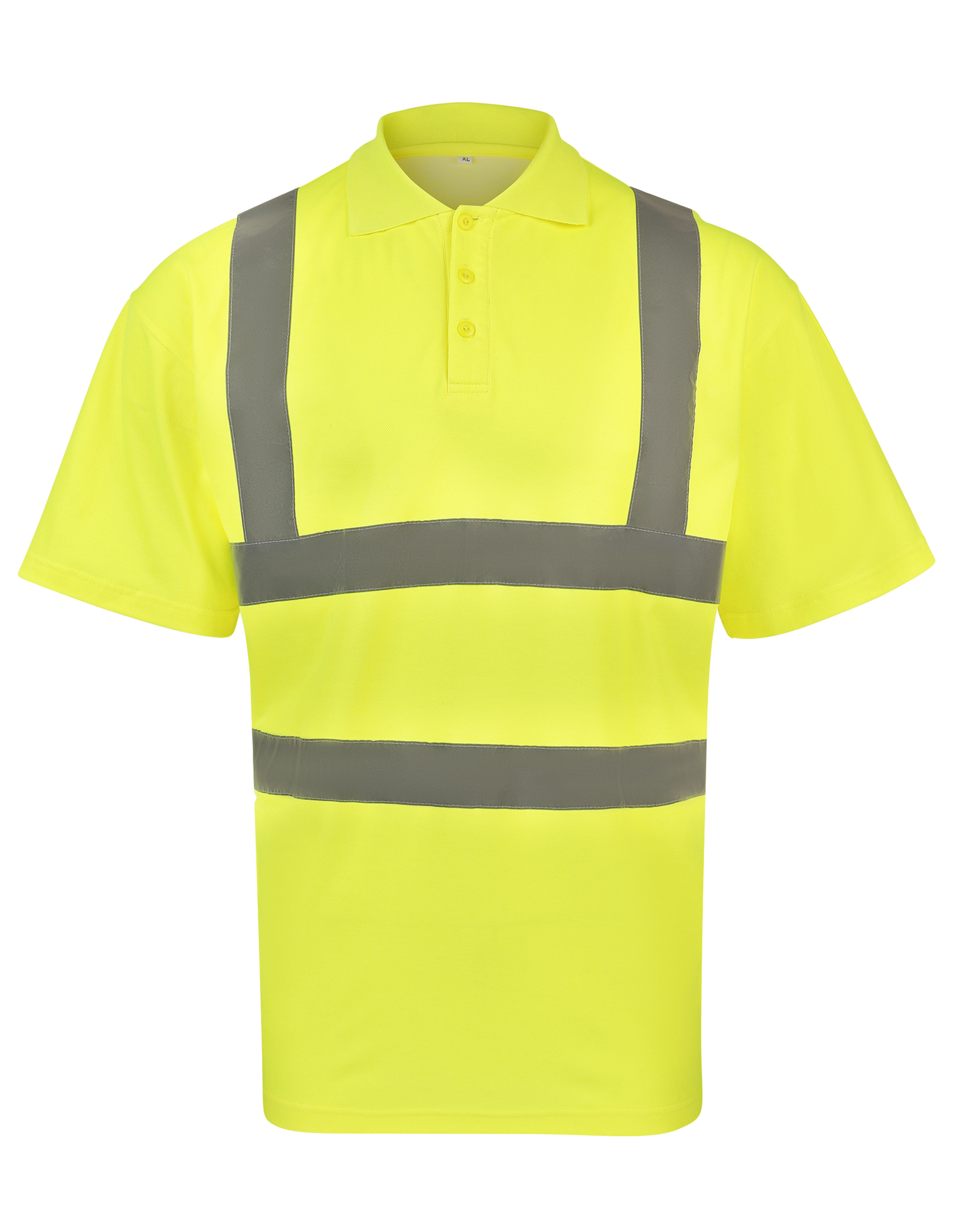 High-End Polycotton Hi-Vis Polo Shirt Cambridge Signal Yellow 7XL