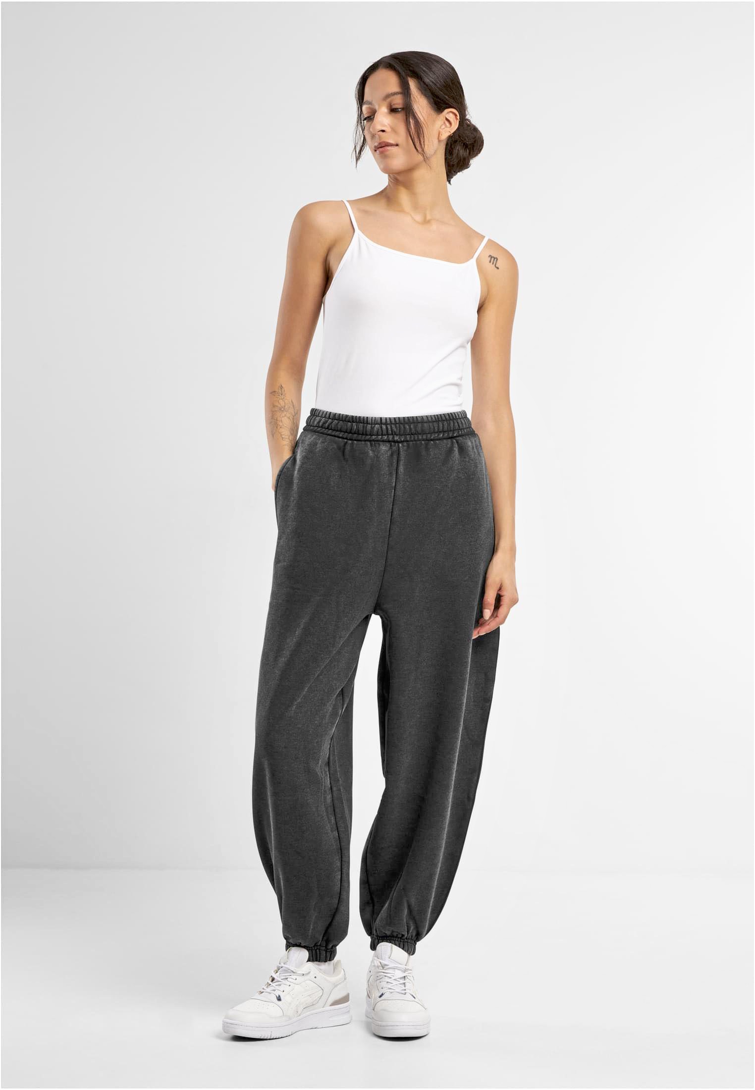 Build Your Brand Ladies Vintage Heavy Sweatpants