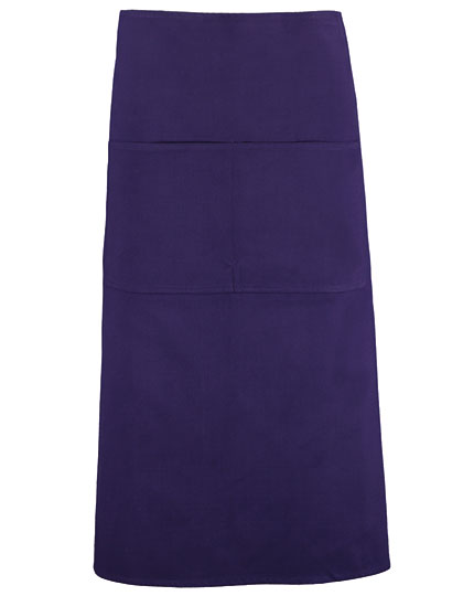 Long Superwash® 60º Bar Apron Unisex Purple 89 x 79 cm