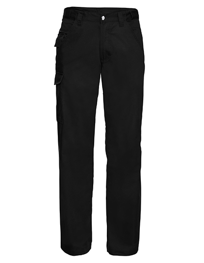 Workwear Polycotton Twill Trousers Black 48/34