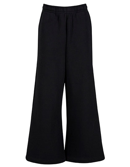 Ladies Wideleg Sweatpants Black 5XL