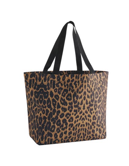 Leopard Print Carryall Bag Leopard Print 37 x 36 x 20 cm