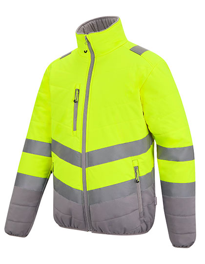 Hi-Vis 2-Tone Thermal Baffle Jacket Yellow 4XL