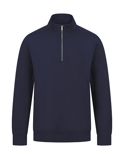Unisex Sustainable 1/4 Zip Sweatshirt Navy 4XL