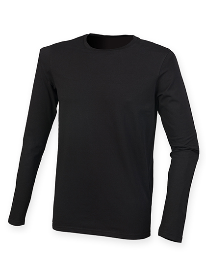 Men´s Feel Good Long Sleeved Stretch T Black XXL