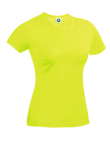 Ladies´ Performance T-Shirt Fluorescent Yellow XL