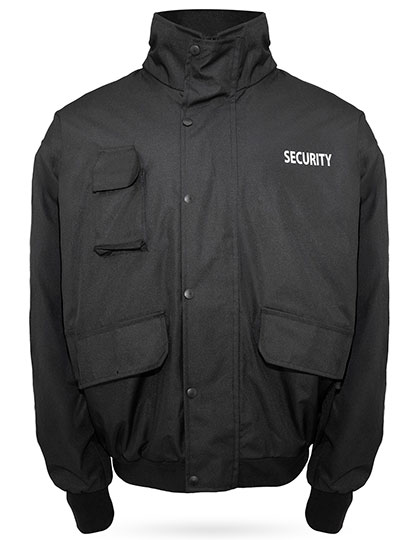 “SECURITY" Pilot Jacket “Pasadena” Black 6XL