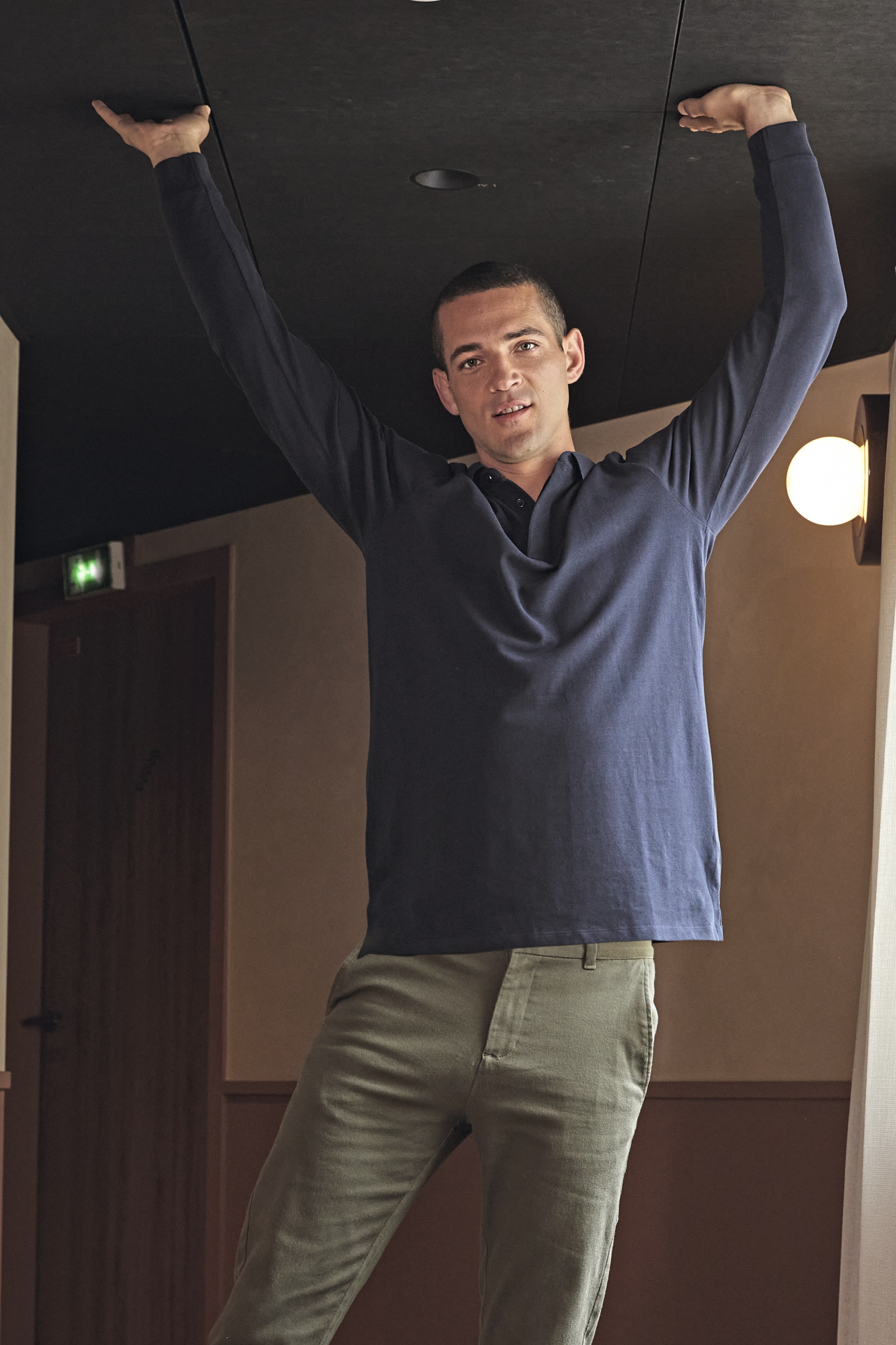 Men´s Long Sleeve Polo Shirt Owen