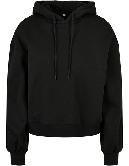Build Your Brand Damen Organic Oversized Hoody Black 5XL