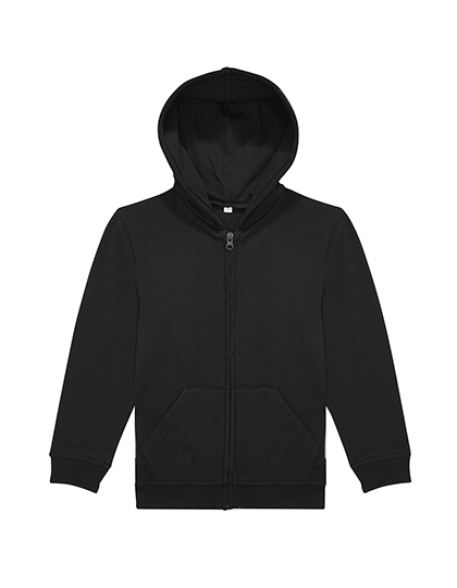 Kids ID.334 Zip Hood Black 5/6 (110/116)