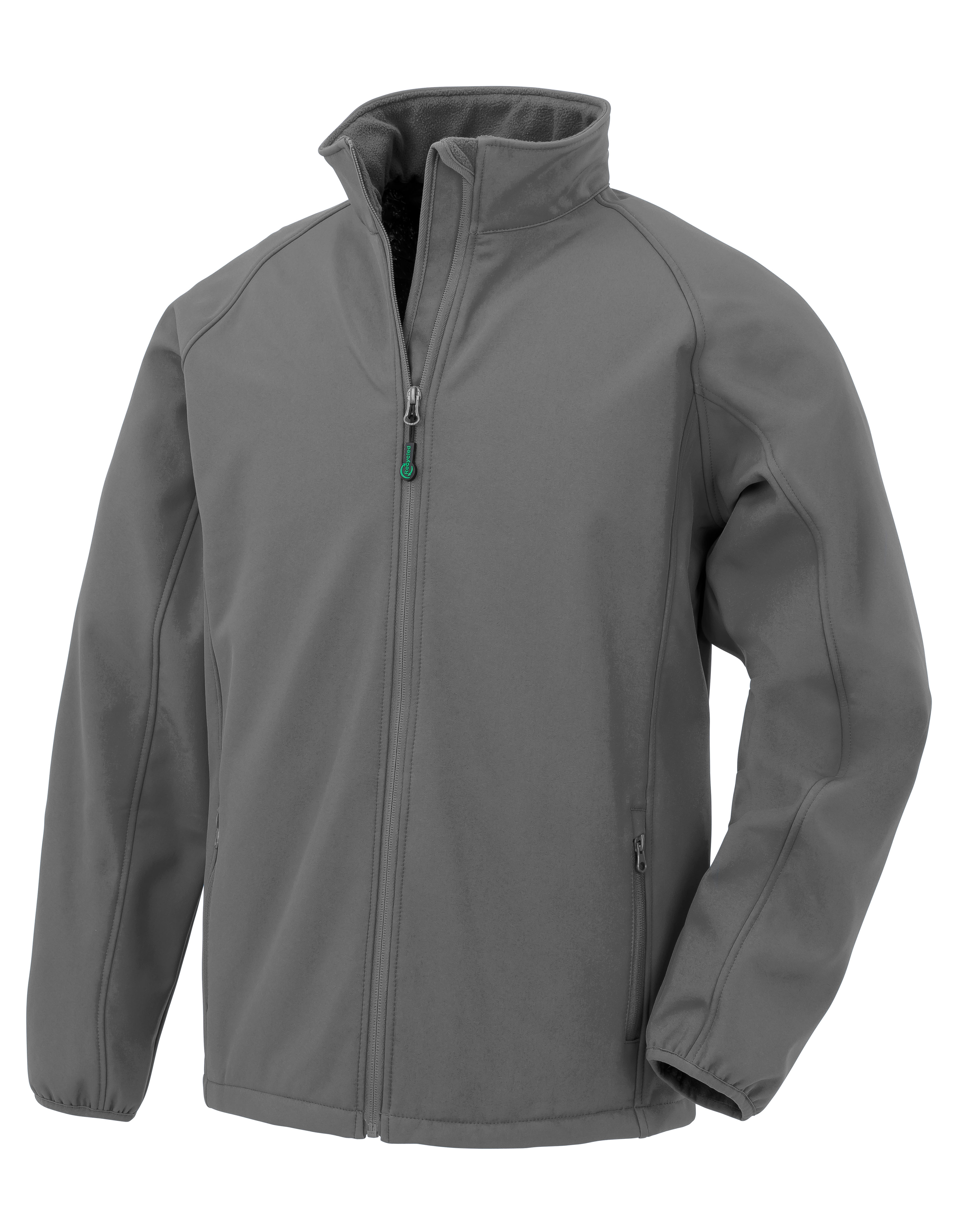 Recycled 2-Layer Printable Youth Softshell Jacket Grey XXL (13-14)