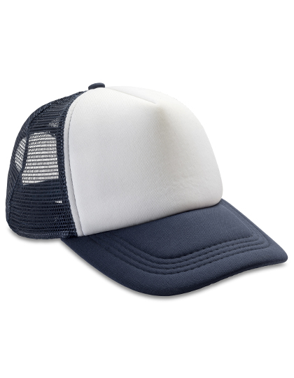 Detroit ½ Mesh Truckers Cap Navy / White One Size