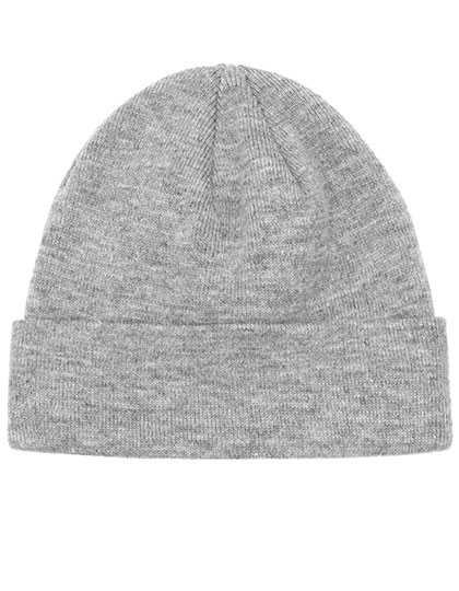 POLYLANA® Cuff Beanie Grey Melange One Size
