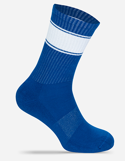 Tennis Socks Colored Blue / White 42/46