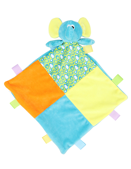 Baby Multi Coloured Comforter With Rattle Multi One Size