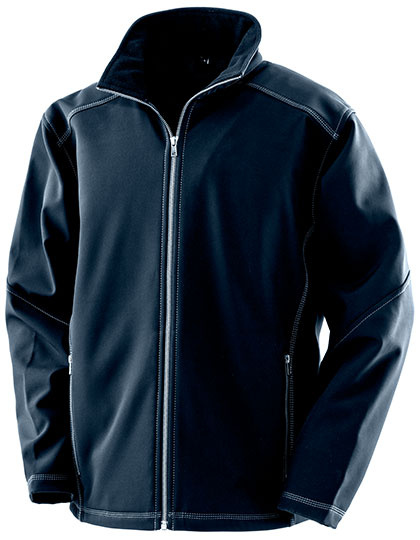 Men´s Treble Stitch Softshell Jacket Navy 4XL