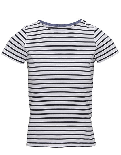 Damen Marinière Coastal T-Shirt White-Navy S