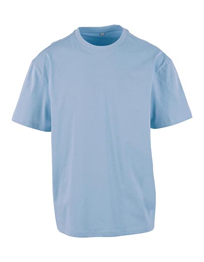 Build Your Brand Cotton Loose Tee Powder Blue 5XL