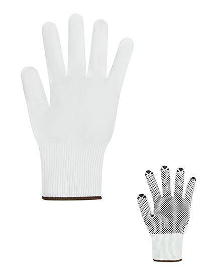 Finely Knitted Working Gloves Konya White 11