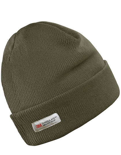 Lightweight Thinsulate Hat Olive Green One Size
