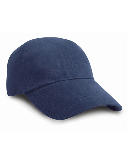 Junior Heavy Brushed Cotton Cap Navy One Size