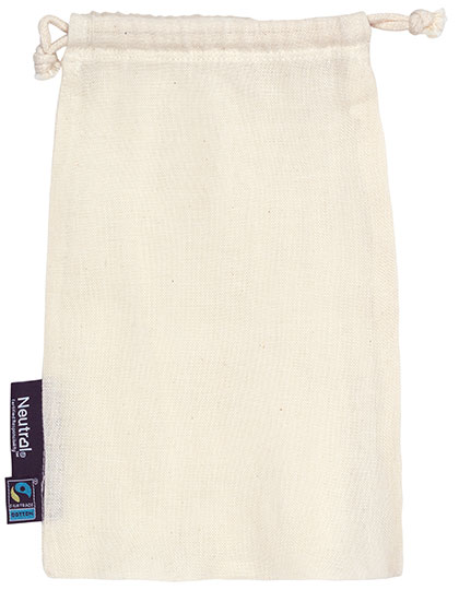 Cotton Bag With Drawstrings (5 Pieces) Nature 21 x 29 cm