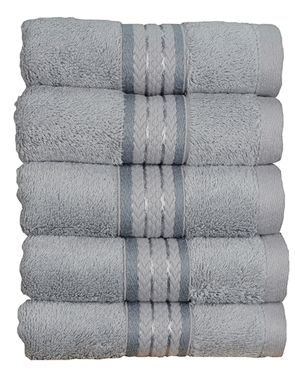 Natural Bamboo Gästehandtuch Light Grey 40 x 60 cm