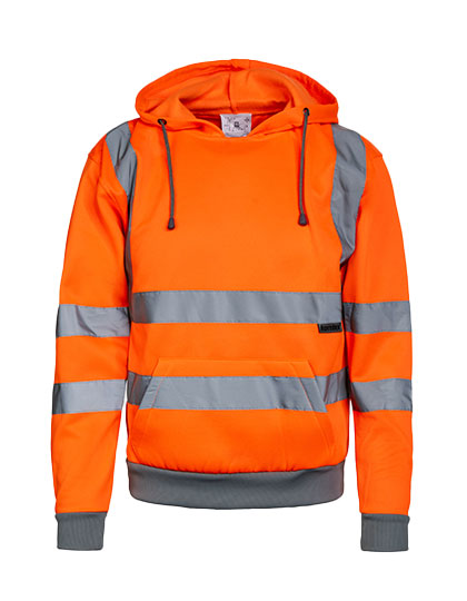 Hi-Vis Workwear Hoody Cork Signal Orange 3XL