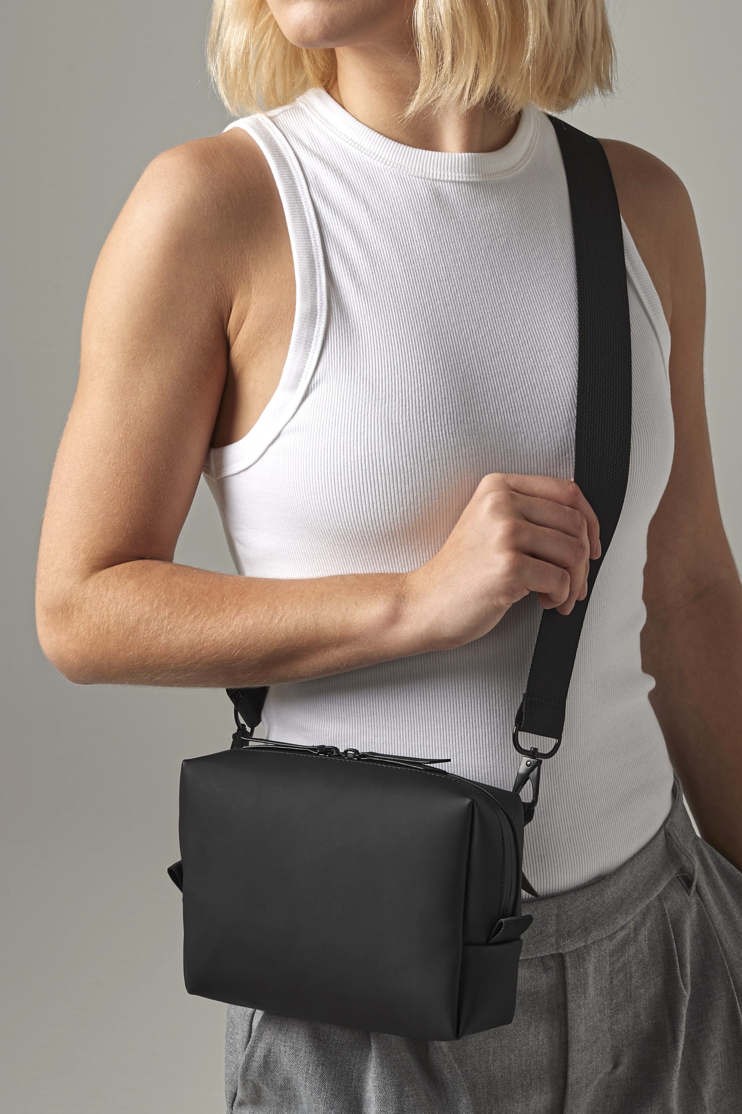 Matte PU Cross Body Bag