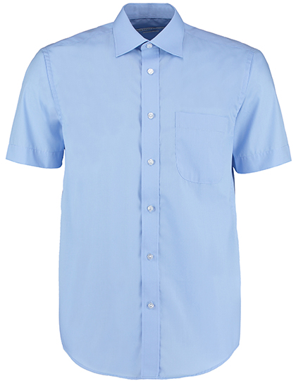 Men´s Classic Fit Business Shirt Short Sleeve Light Blue 49/50 (3XL/19H)