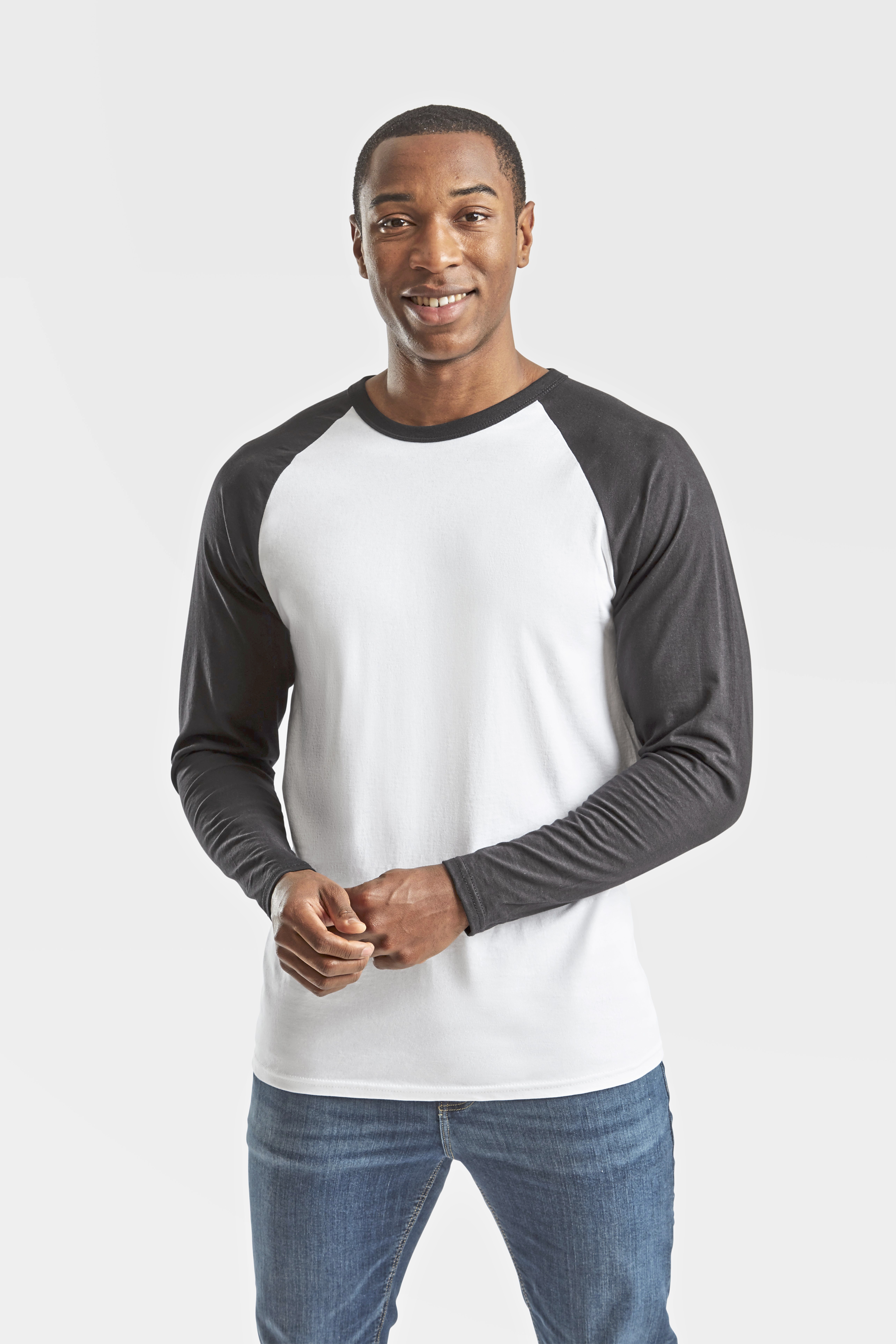 Fruit of the Loom Long Sleeve Baseball T Modellbild