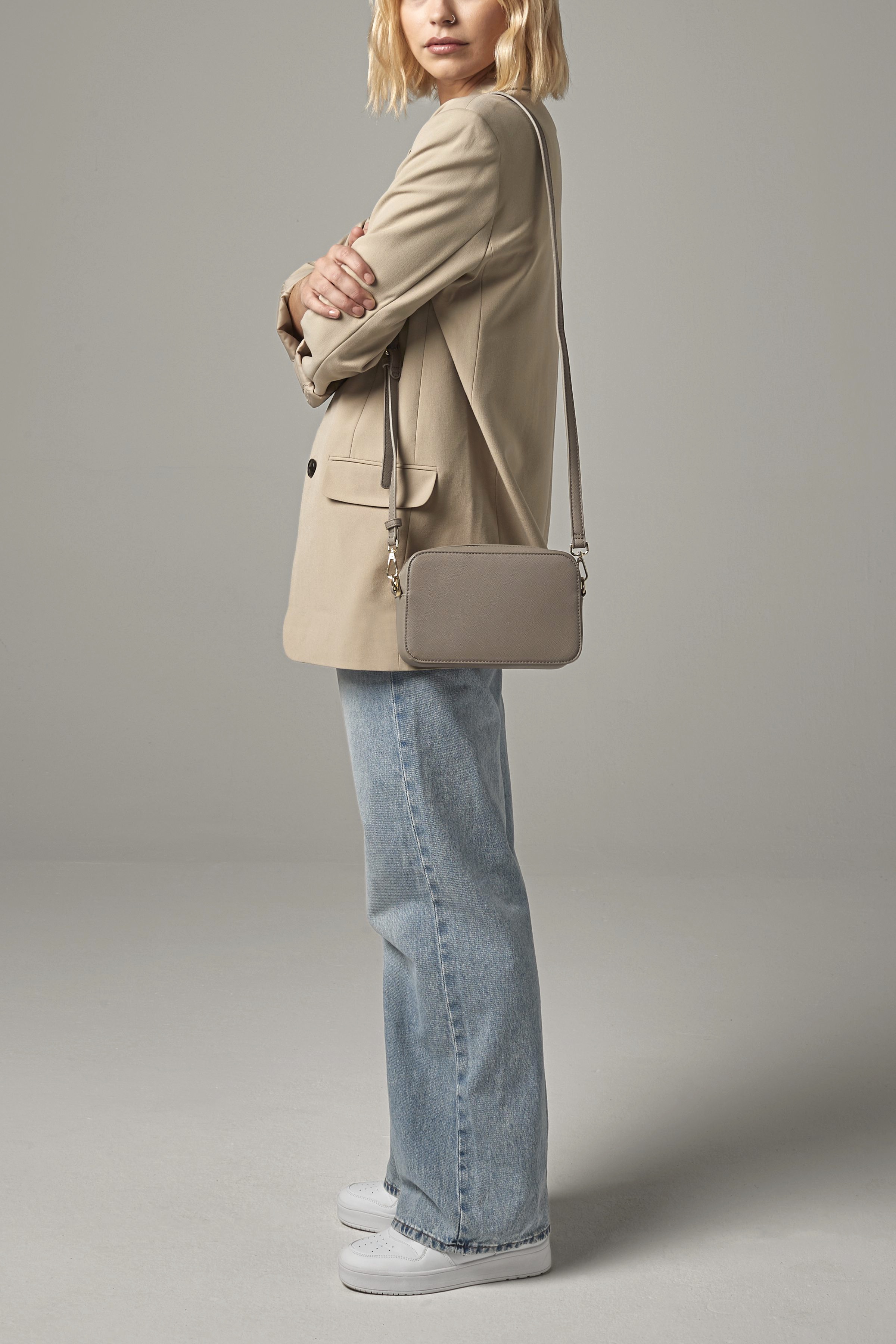 Boutique Structured Cross Body Bag