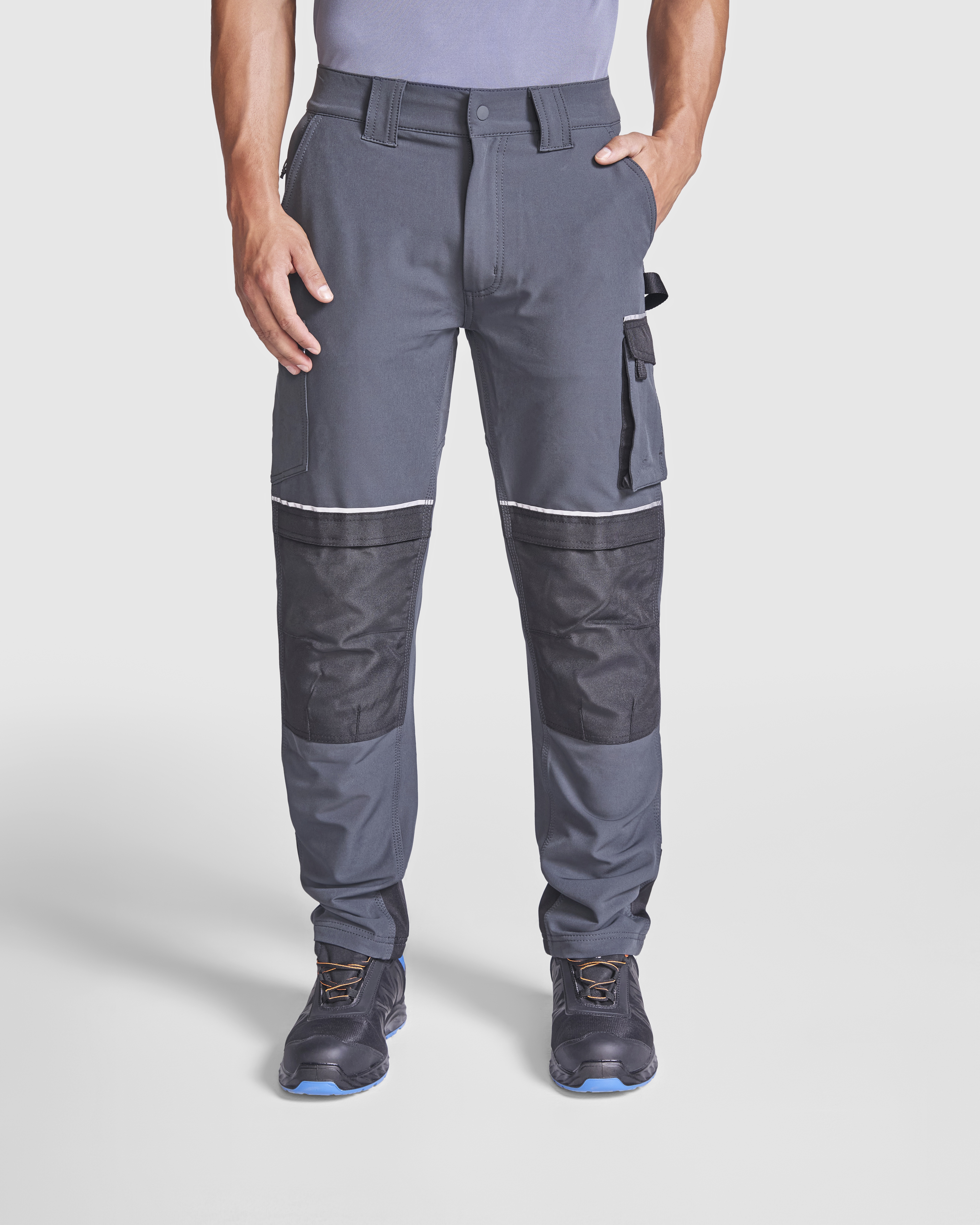 Multi-pocket Stretch Work Trousers Wall