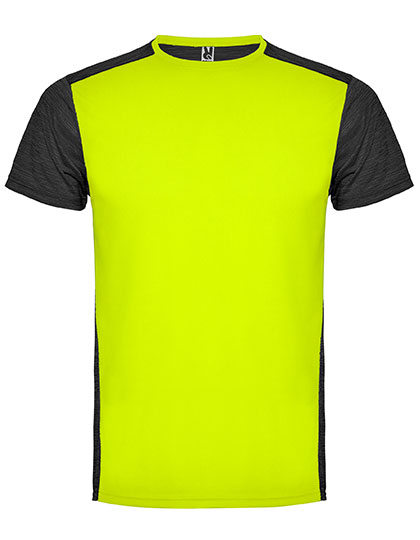Men´s Zolder T-Shirt Fluor Yellow 221 / Heather Black 243 XXL
