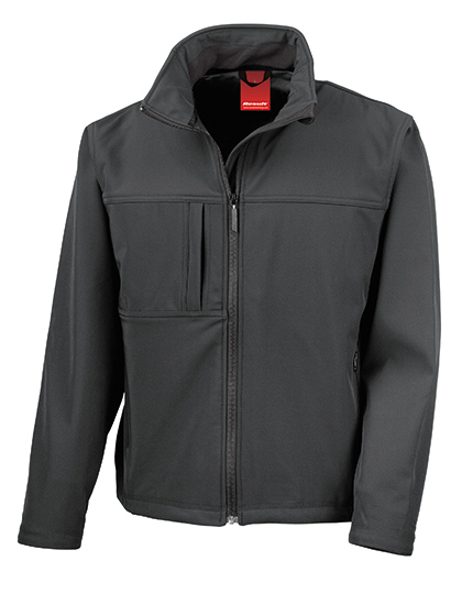Classic Soft Shell Jacket Black 4XL