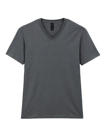 Gildan Softstyle® Adult V-Neck T-Shirt Charcoal (Solid)