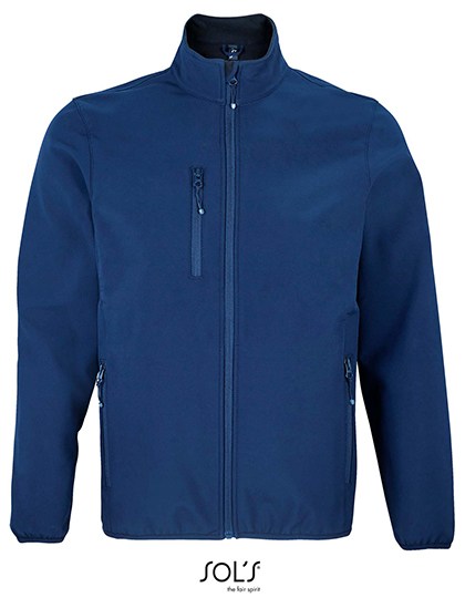 Men´s Falcon Zipped Softshell Jacket Abyss Blue XXL