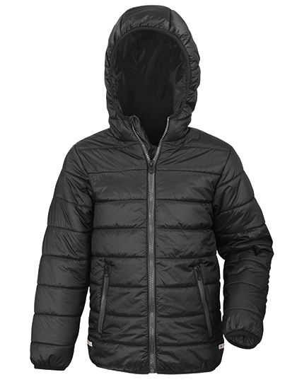 Junior Soft Padded Jacket Black / Black L (9-10)