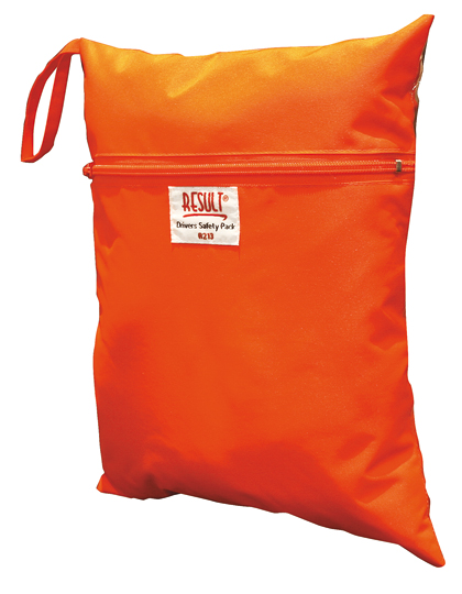 Safety Vest Storage Bag Fluorescent Orange 26 x 33 cm