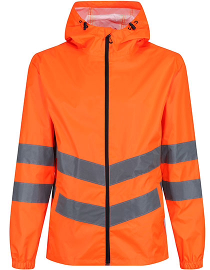 Pro Hi-Vis Packaway Jacket Orange 3XL