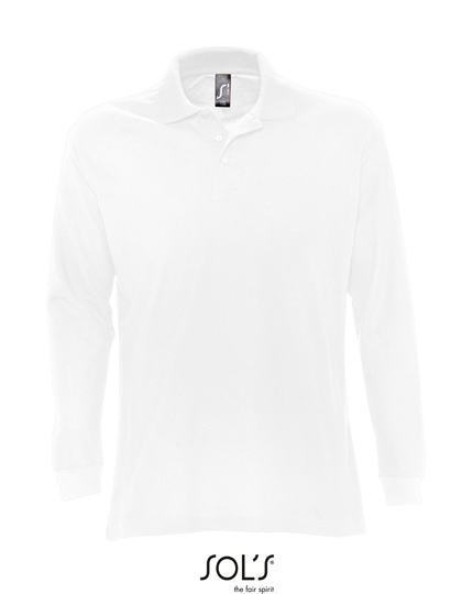 Long Sleeve Polo Star White XXL