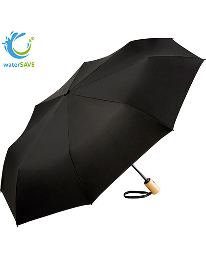 AOC-Taschenschirm ÖkoBrella, waterSAVE® Black Ø 98 cm