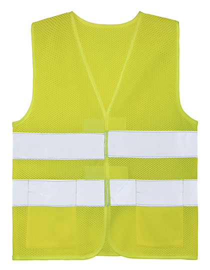 Mesh Safety Vest for Children Korfu Signal Yellow S