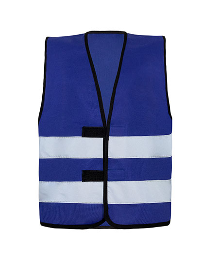 Kids´ Hi-Vis Functional Safety Vest Aarhus Royal Blue XXS (3/4 years)