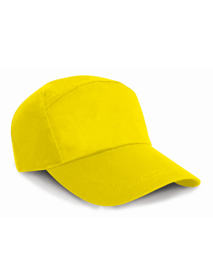 7-Panel Advertising Cap Yellow One Size