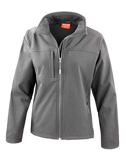Women´s Recycled 3-Layer Classic Softshell Jacket Grey XXL